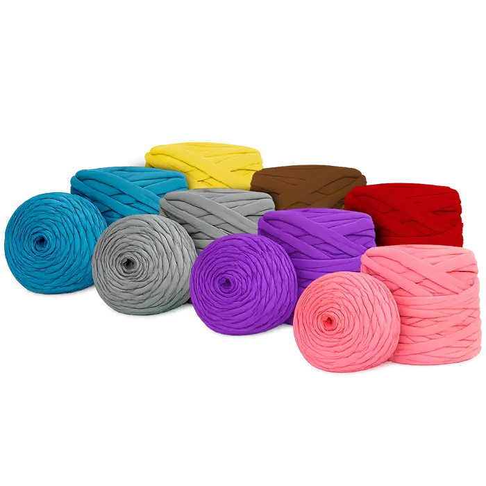 Ovillos de trapillo premium Kazan en varios colores